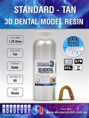 Monocure - Standard Model Dental Resin - Tan - Ultimate 3D Printing Store