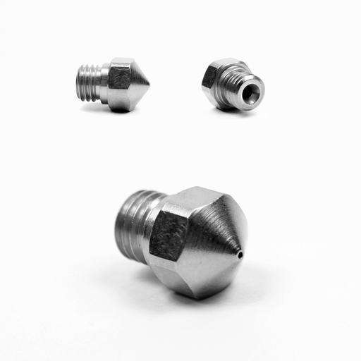 Micro Swiss Plated Brass Nozzle for MK10 All Metal Hotend ONLY