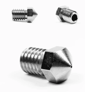 Micro Swiss Plated Wear Resistant Nozzle RepRap - M6 for 3mm