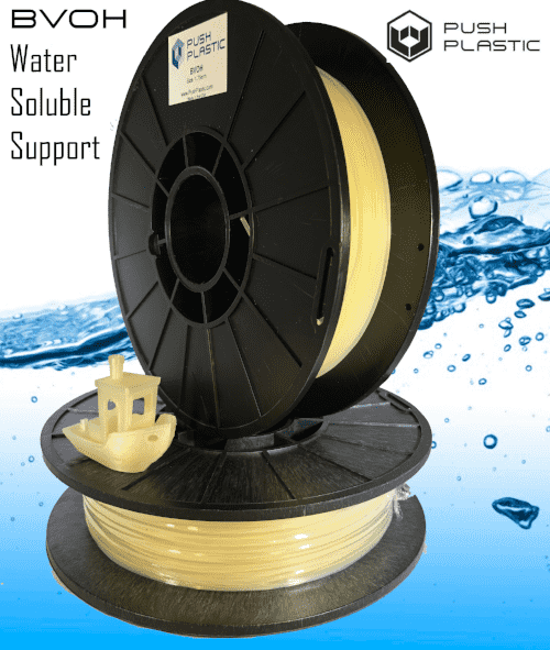 Push Plastic BVOH Soluble Support Filament