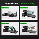 4-in-one Rotary Attachment for D1 + Risers (8 pack)