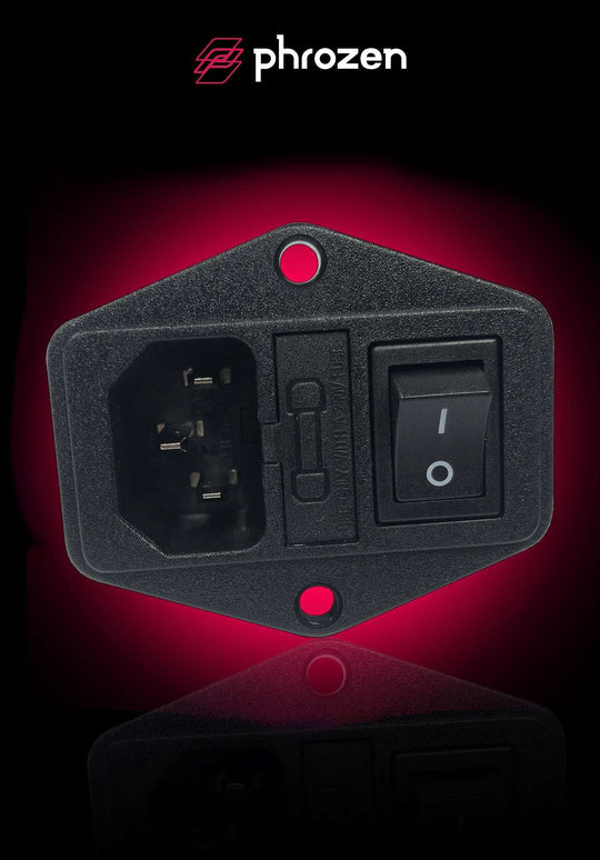 Replacement AC Plug + Switch - Phrozen 3D Printers