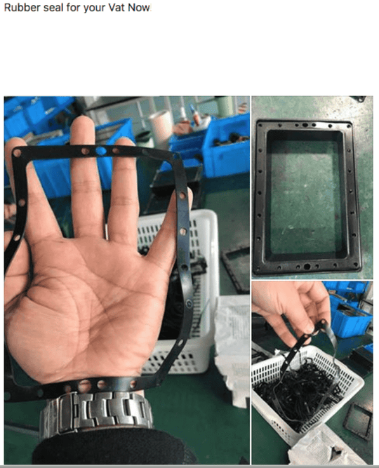 Wanhao D7 - Rubber Seal Vat Gasket