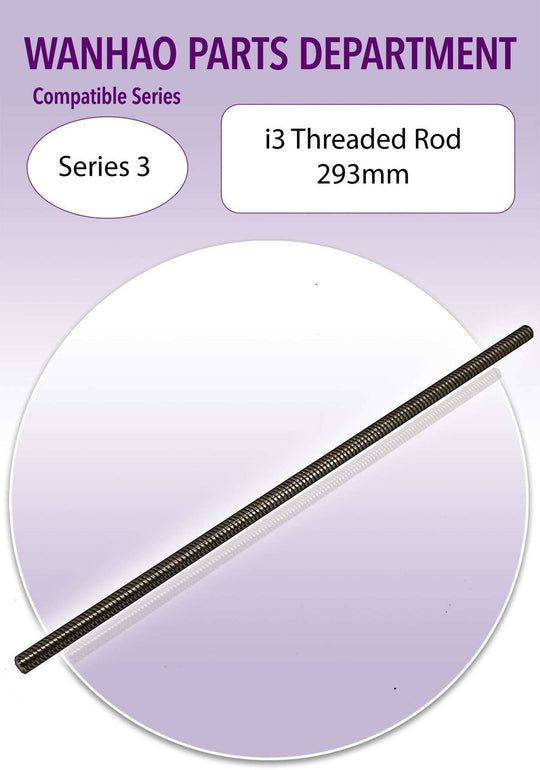 Wanhao i3 threaded rod, 293mm
