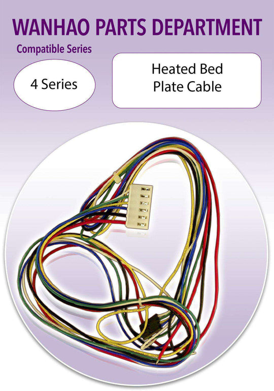 Wanhao D4 - Heated Bed Plate Cable