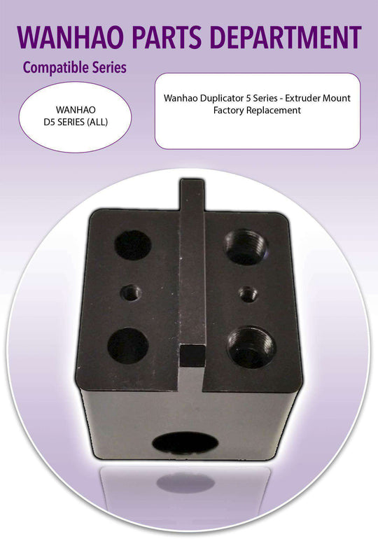 Wanhao D5 - Extruder Mounting Block