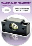 Wanhao Duplicator 6 Series 3D Printer Parts - BKFE12 Upper Screw Base - Ultimate 3D Printing Store