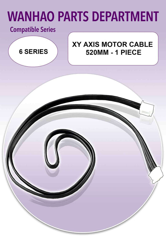 Wanhao D6 - XY Axis Motor Cable 520mm