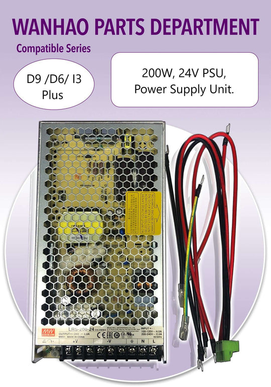 Wanhao D9 / D6 / i3Plus Power Supply