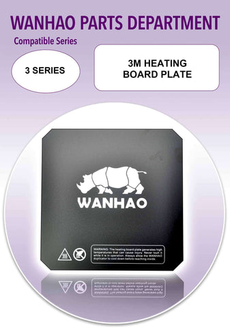 Wanhao Duplicator i3 - 3 Series 3D Printer Parts - 3M Heating Board Plate - Ultimate 3D Printing Store