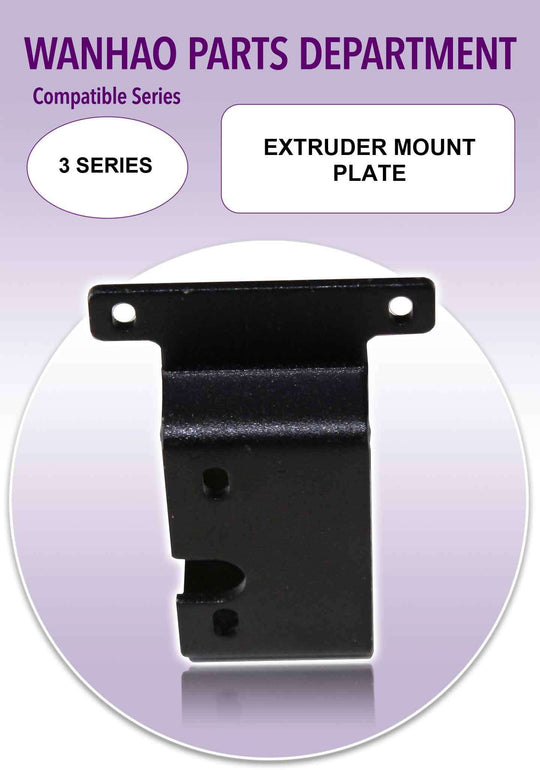Wanhao Duplicator i3 - 3 Series - Extruder Mount Plate