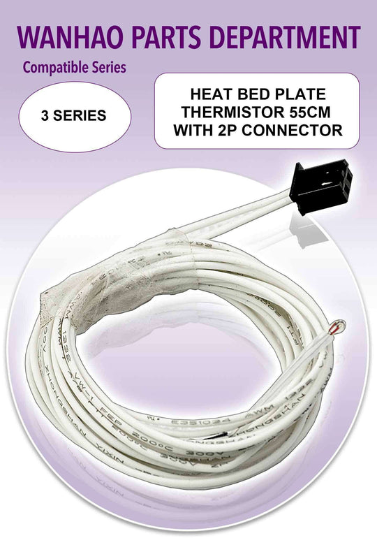 Wanhao i3Plus - HBP (For Heat Bed Plate) Thermistor