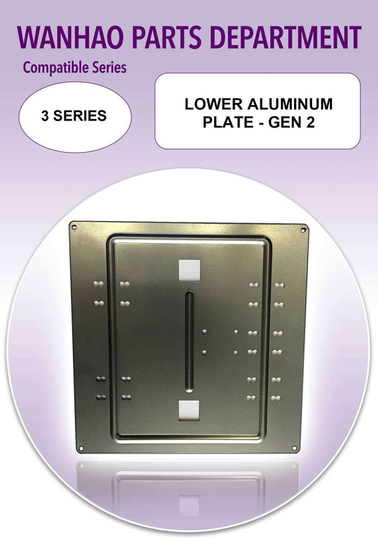 Wanhao i3Plus - Lower Plate - Gen 2