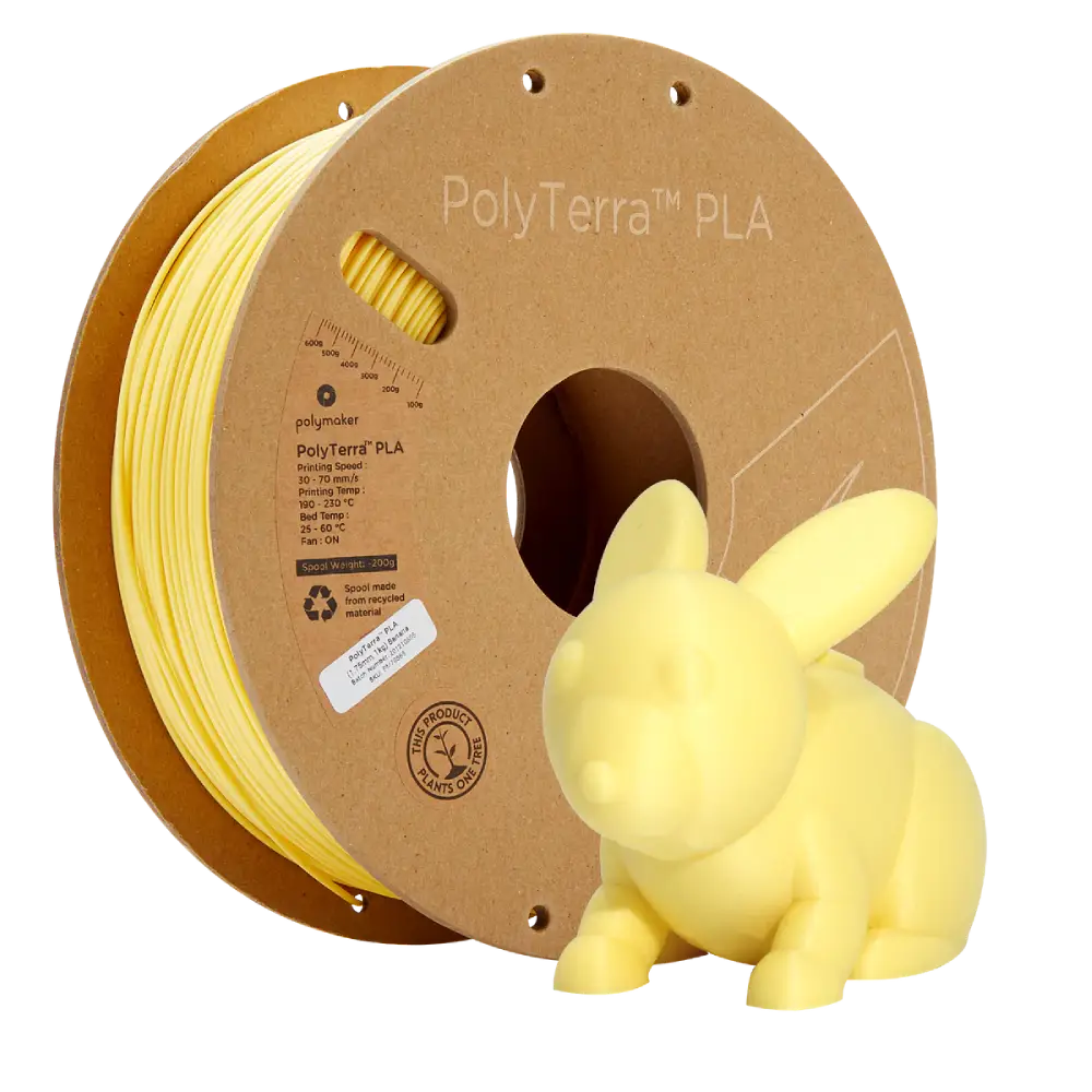 Polymaker PolyTerra PLA - Pastel Banana