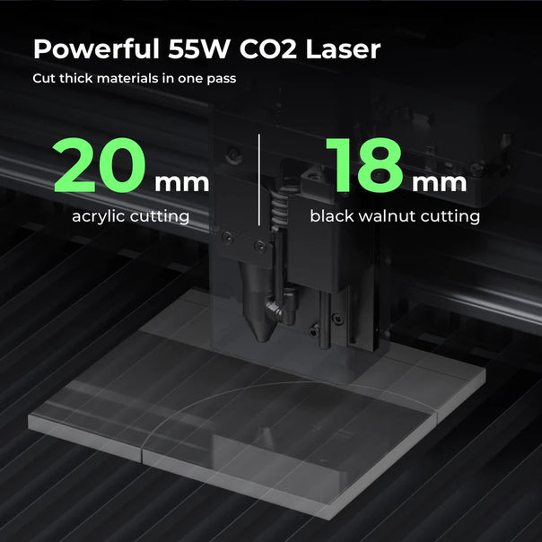 xTool P2S 55W CO2 Laser Engraver - Ultimate 3D Printing Store